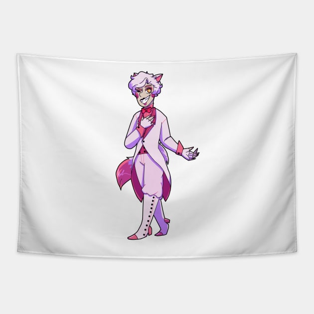 Funtime Foxy Gijinka Transparent Tapestry by spaceagebarbie