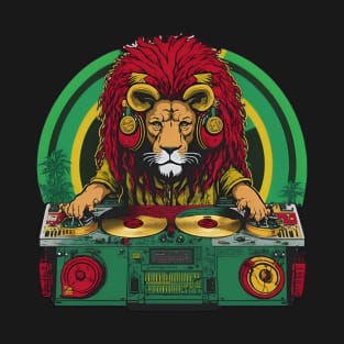 Reggae Lion DJ T-Shirt