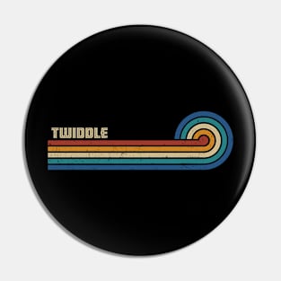 Twiddle - Retro Sunset Pin