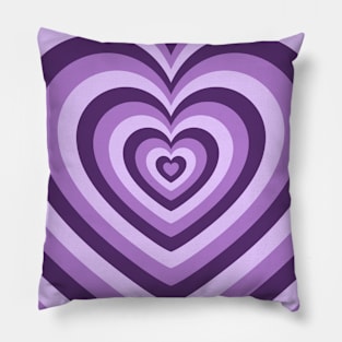 Purple Latte Heart Pillow