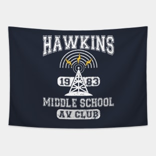 Stranger Things Tee - Hawkins AV Club Tapestry