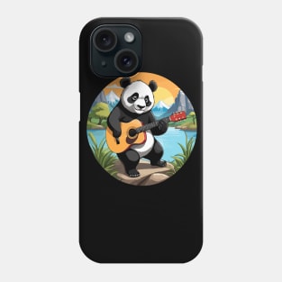 Landscape Panda Nature Guitar Phone Case