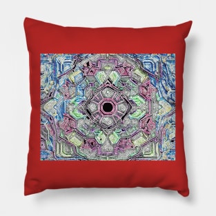 Kaleidoscopic Wonders: Mesmerizing Patterns Pillow
