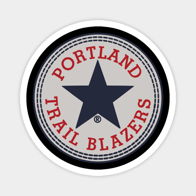 Trail Blazers Logo Magnet by teakatir