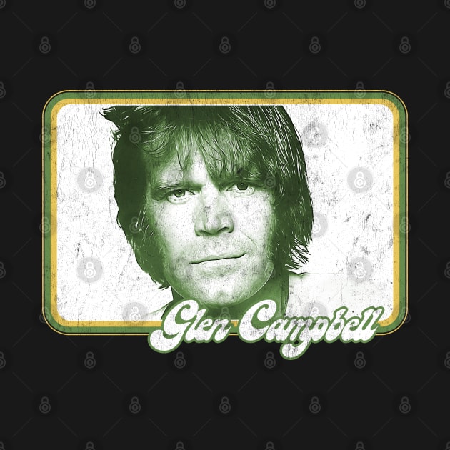 Glen Campbell / Retro Style Fan Design by DankFutura