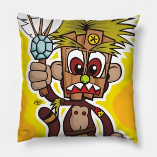 Little Ape Warrior Pillow