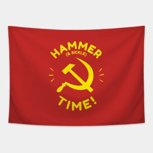 Hammer And Sickle Time Tapestry