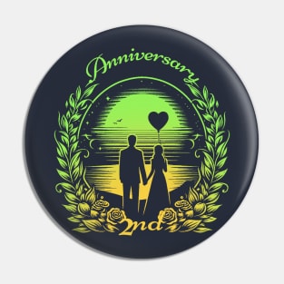 2nd Anniversary Pin