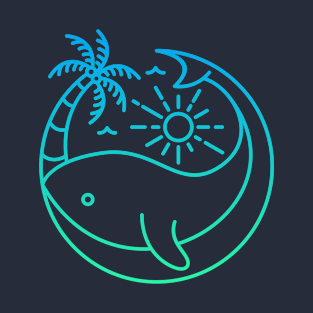 Whale in Summer T-Shirt