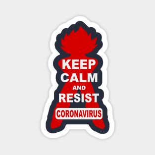 Resist coronavirus Magnet