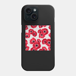 Red Poppies Phone Case