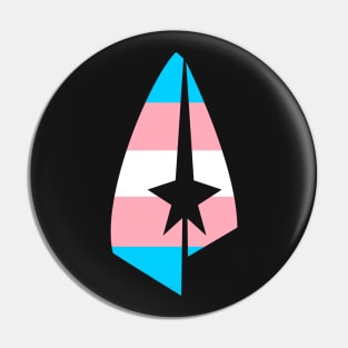 Pride Trans Treksphere Logo Pin