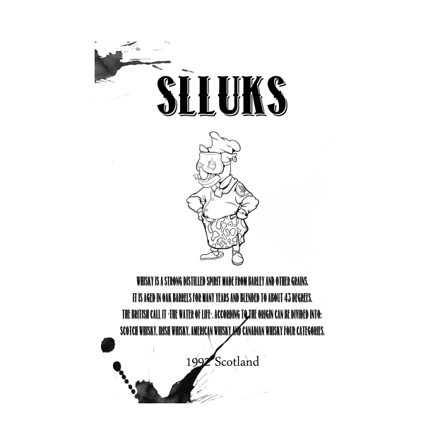 Dope Slluks chef character ready to cook illustration by slluks_shop