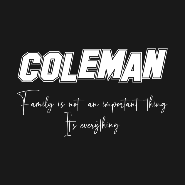 Coleman Second Name, Coleman Family Name, Coleman Middle Name by Tanjania