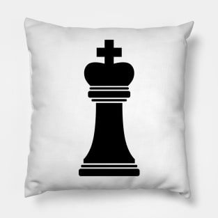 King Black Pillow