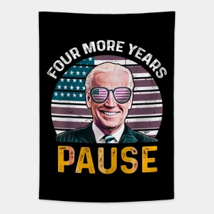 Four more years pause retro Tapestry