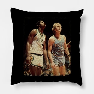 Magic Johnson vs Larry Bird Pillow