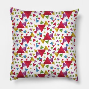 Fractal Triangles Pattern Pillow