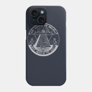 As Above So Below Silver Phone Case