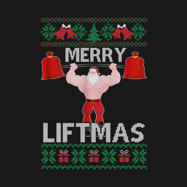 Merry Liftmas Christmas Xmas Fitmas Fitness Santa Holiday 9 Funny Christmas T Shirt Teepublic