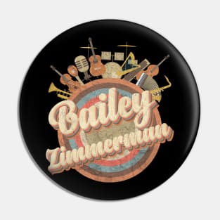 Music Tour Vintage Retro Style // Bailey Zimmerman Pin