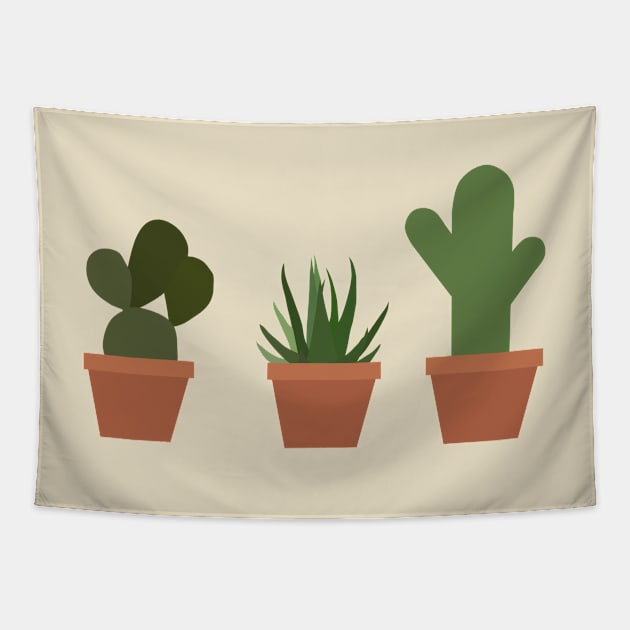 Succulents Tapestry by JuliesDesigns