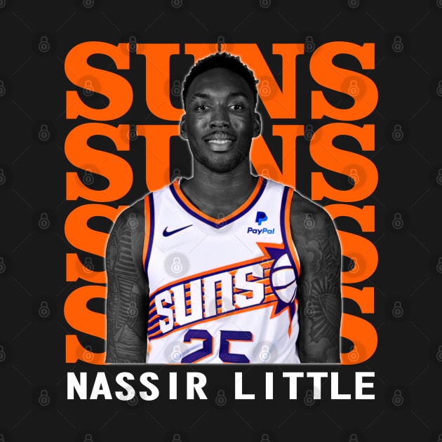 Phoenix Suns Nassir Little by Thejockandnerd