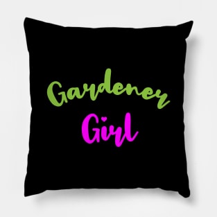 Gardener Girl Pillow