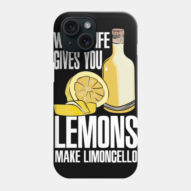 Limoncello, Italian Liqueur Phone Case by maxdax