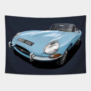 Jaguar e-type roadster Tapestry