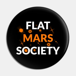 Flat Mars Society Pin