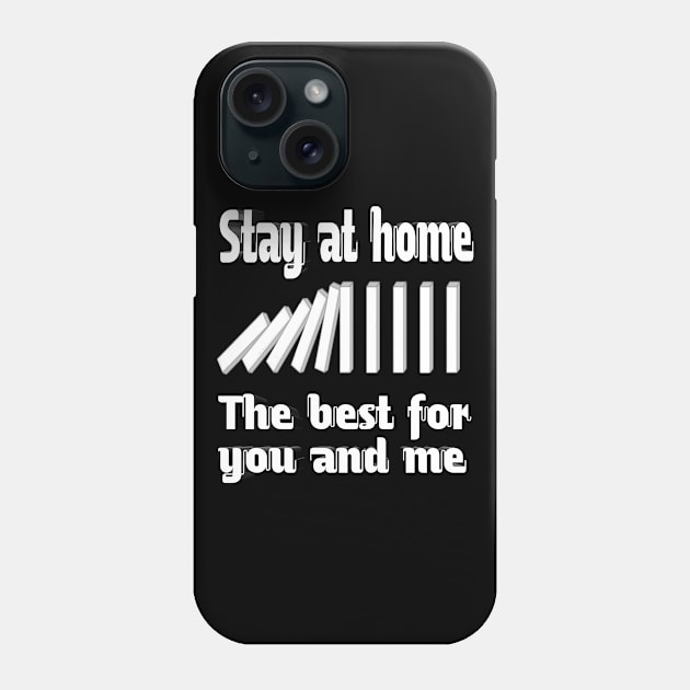 STAY AT HOME Phone Case by Mima_SY