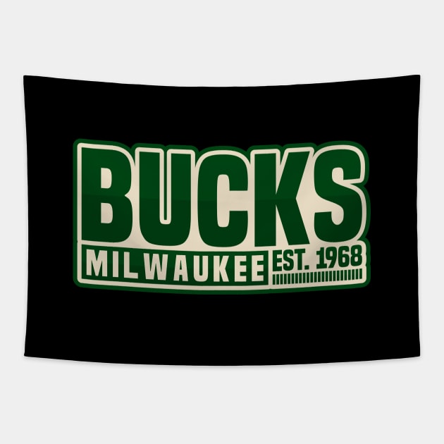 Milwaukee Bucks 01 Tapestry by yasminkul