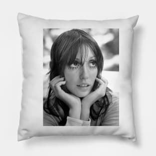 Shelley in Black & White Pillow