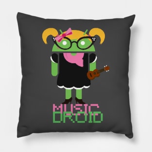 Android Music Girl Pillow