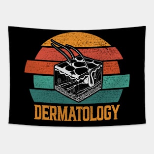 Retro Dermatology Vintage Dermatologist Tapestry