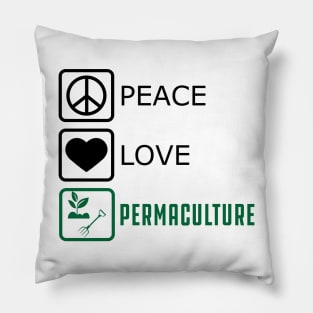 Permaculture - Peace Love Pillow