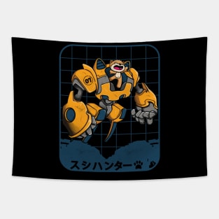 Mecha Sushi Hunter Tapestry