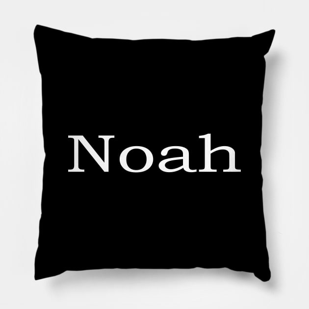 Noah Name Pillow by ProjectX23Red