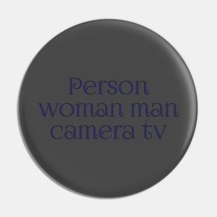 Person woman man camera tv Pin