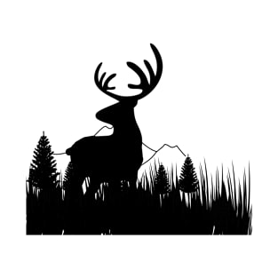 deer in the mountain forest T-Shirt