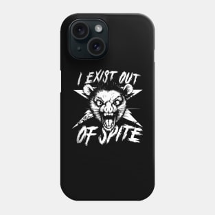 I Exist Out of Spite Possum T Shirt, Possum Phone Case