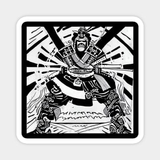 Samurai on the Rise Magnet