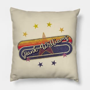 Hank Williams Vintage ElaCuteOfficeGirl Pillow