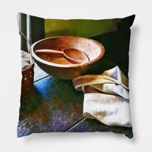 Cooking - Basket of Eggs on Windowsill Pillow