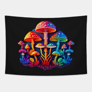 Magic Mushrooms Tapestry