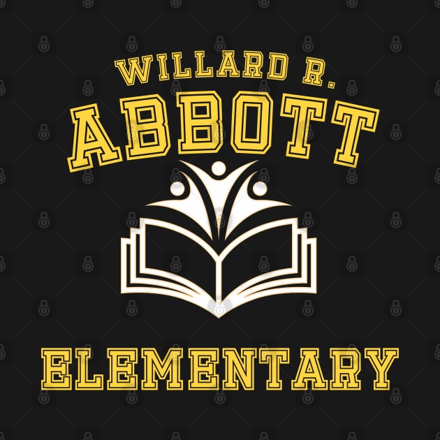 Willard R. Abbott Elementary yellow color by thestaroflove