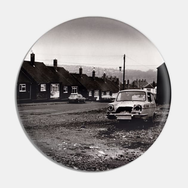 Abandoned three-wheeler Reliant car on a street, Burslem, Stoke on Trent, UK - 1996 Pin by richflintphoto