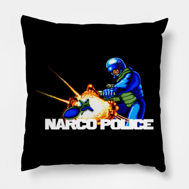 Narco Police Pillow by iloveamiga