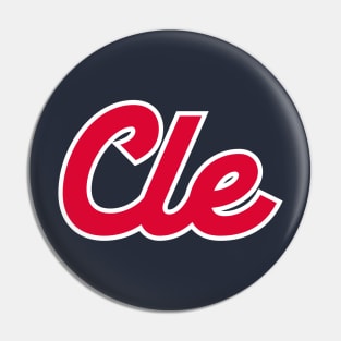 Cleveland 'CLE' Baseball Script Fan T-Shirt: Swing Big with Bold Cleveland Style and Passion for the Game! Pin